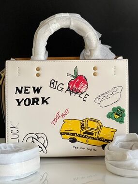 Coach Chalk New York Graphic Rogue 25